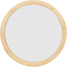 Load image into Gallery viewer, Lustre bamboo mirror — Natural (front)