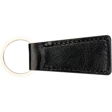 Load image into Gallery viewer, Puky recycled plastic keychain — Black (front)