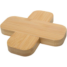 Load image into Gallery viewer, Croc bamboo trivet - small — Natural