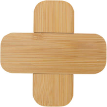 Load image into Gallery viewer, Croc bamboo trivet - small — Natural (front)