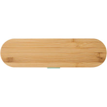 Load image into Gallery viewer, Runa cutlery set with bamboo lid — Mint green (front)