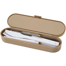 Load image into Gallery viewer, Runa cutlery set with bamboo lid — Dark Sand (detail)