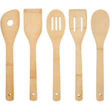 Load image into Gallery viewer, Tala bamboo kitchen tool set — Wood (detail)