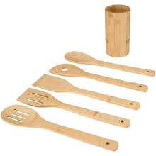 Load image into Gallery viewer, Tala bamboo kitchen tool set — Wood (detail 2)