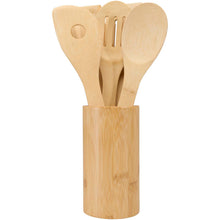 Load image into Gallery viewer, Tala bamboo kitchen tool set — Wood (front)