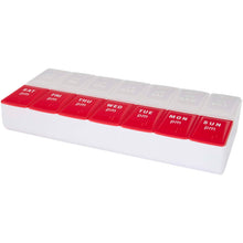 Load image into Gallery viewer, Cycle 7-day AM/PM multi-vitamin organiser — Red