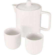 Load image into Gallery viewer, Suki teapot and cups set — White (detail)