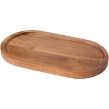 Load image into Gallery viewer, Edge acacia wood serving tray — Wood