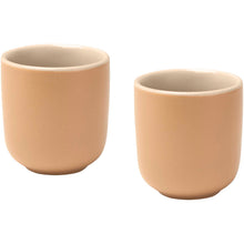 Load image into Gallery viewer, Male 90 ml ceramic espresso cups with matt finish - set of 2 — Oatmeal