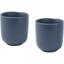 Load image into Gallery viewer, Male 90 ml ceramic espresso cups with matt finish - set of 2 — Hale Blue