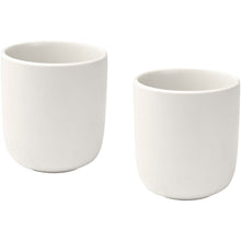 Load image into Gallery viewer, Male 200 ml ceramic cups with matt finish - set of 2 — White