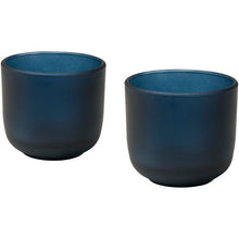 Load image into Gallery viewer, Male 200 ml glass cups with matt finish - set of 2 — Hale Blue