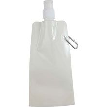Load image into Gallery viewer, Sipzy 480 ml foldable water bottle — White (back)