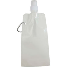 Load image into Gallery viewer, Sipzy 480 ml foldable water bottle — White (front)