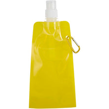 Load image into Gallery viewer, Sipzy 480 ml foldable water bottle — Yellow (back)