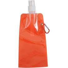 Load image into Gallery viewer, Sipzy 480 ml foldable water bottle — Orange (back)