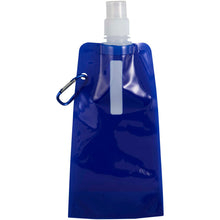 Load image into Gallery viewer, Sipzy 480 ml foldable water bottle — Blue (front)