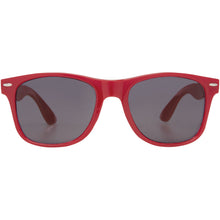 Load image into Gallery viewer, Sun Ray rPET sunglasses — Red (front)