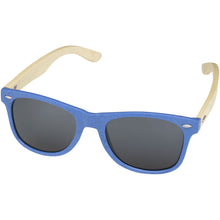 Load image into Gallery viewer, Sun Ray bamboo sunglasses — Process blue