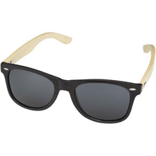 Load image into Gallery viewer, Sun Ray bamboo sunglasses — Black