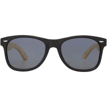 Load image into Gallery viewer, Sun Ray bamboo sunglasses — Black (front)