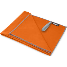 Load image into Gallery viewer, Pieter recycled PET ultra lightweight and quick dry towel 130 x 80 cm — Orange (detail)