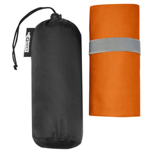 Load image into Gallery viewer, Pieter recycled PET ultra lightweight and quick dry towel 130 x 80 cm — Orange (detail 2)