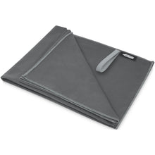 Load image into Gallery viewer, Pieter recycled PET ultra lightweight and quick dry towel 130 x 80 cm — Grey (detail)