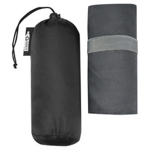 Load image into Gallery viewer, Pieter recycled PET ultra lightweight and quick dry towel 130 x 80 cm — Grey (detail 2)