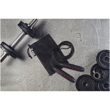 Load image into Gallery viewer, Austin soft skipping rope in recycled PET pouch — lifestyle