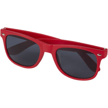 Load image into Gallery viewer, Sun Ray recycled plastic sunglasses — Red (detail)