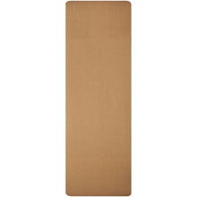 Load image into Gallery viewer, Trikona cork yoga mat — Natural (front)