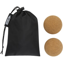 Load image into Gallery viewer, Trikona cork yoga ball - set of 2 — Natural (detail 2)