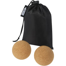 Load image into Gallery viewer, Trikona cork yoga ball - set of 2 — Natural