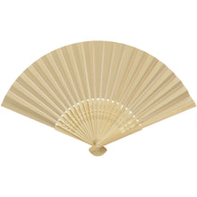 Load image into Gallery viewer, Carmen hand fan — Natural (back)