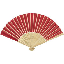 Load image into Gallery viewer, Carmen hand fan — Red (back)