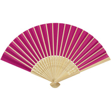 Load image into Gallery viewer, Carmen hand fan — Pink (back)
