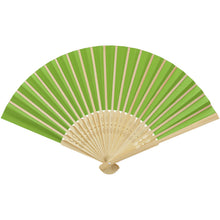 Load image into Gallery viewer, Carmen hand fan — Green (back)