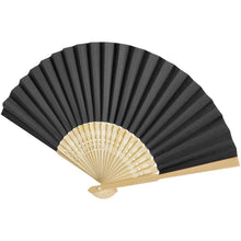 Load image into Gallery viewer, Carmen hand fan — Black