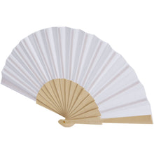 Load image into Gallery viewer, Manuela hand fan — White