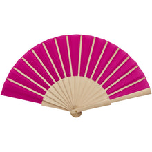 Load image into Gallery viewer, Manuela hand fan — Pink (back)