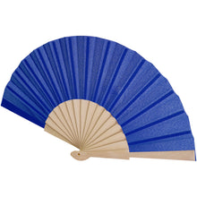 Load image into Gallery viewer, Manuela hand fan — Royal blue