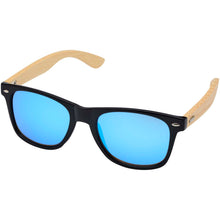 Load image into Gallery viewer, Hue sunglasses with bamboo temples — Blue / Natural