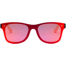 Load image into Gallery viewer, Tan sunglasses with bamboo temples — Yellow (front)