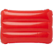 Load image into Gallery viewer, Sunny inflatable beach pillow — Red (back)