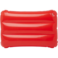 Load image into Gallery viewer, Sunny inflatable beach pillow — Red (front)
