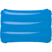 Load image into Gallery viewer, Sunny inflatable beach pillow — Blue (back)