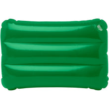 Load image into Gallery viewer, Sunny inflatable beach pillow — Green (front)