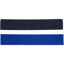Load image into Gallery viewer, Grip 2-piece resistance band set — Navy / Royal blue (back)
