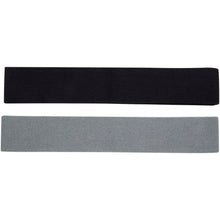 Load image into Gallery viewer, Grip 2-piece resistance band set — Black / Grey (back)